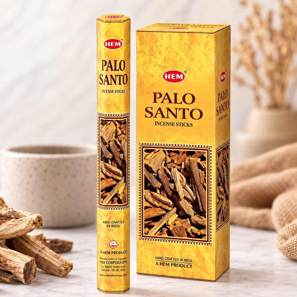 HEM Palo Santo Räucherstäbchen 6er-Pack