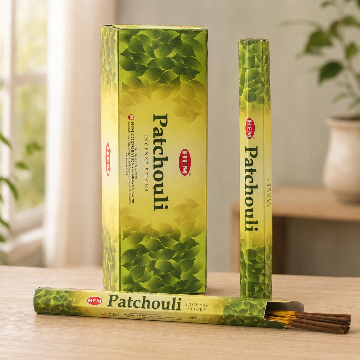 HEM Patchouli Räucherstäbchen 6er-Pack
