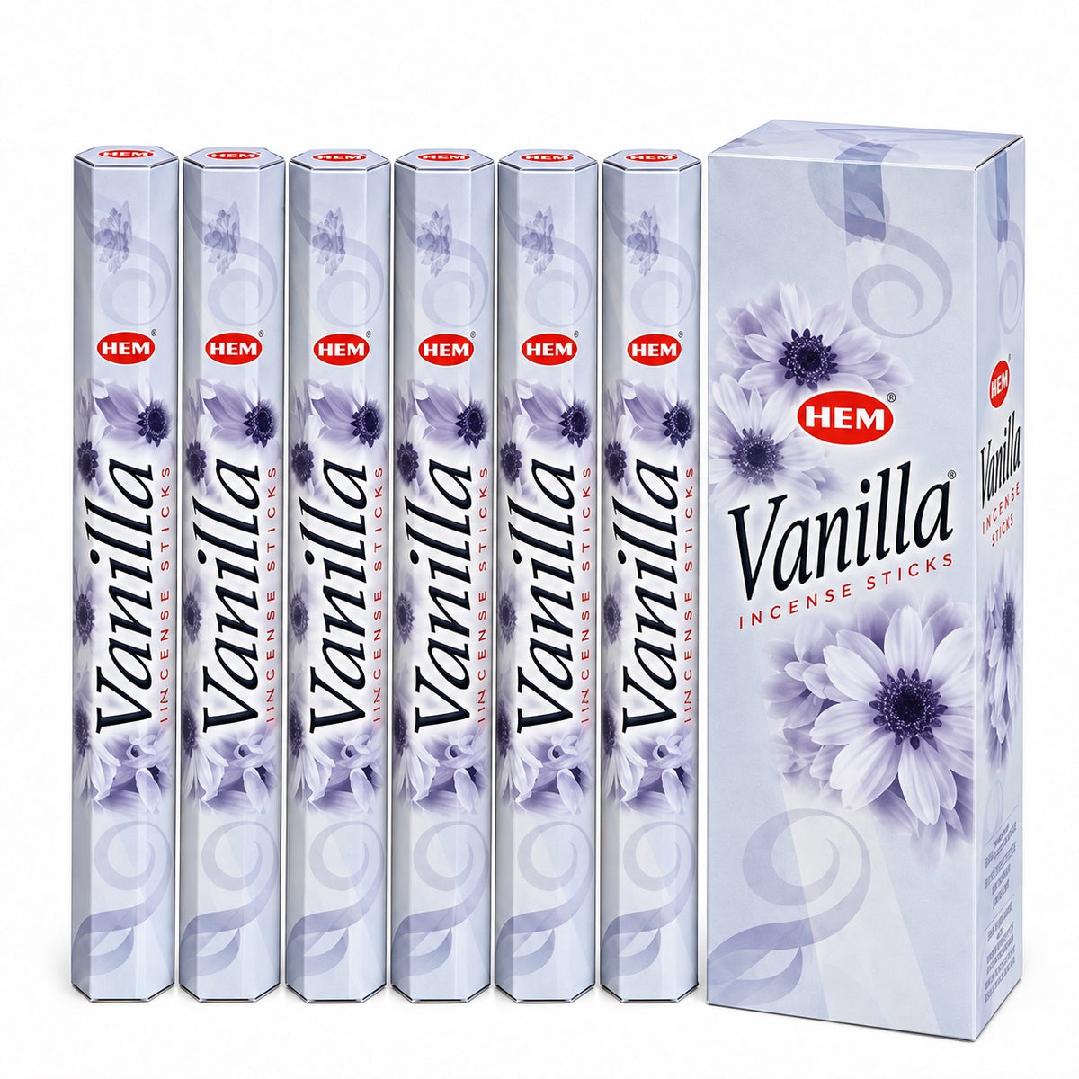 HEM Vanilla Räucherstäbchen 6er-Pack