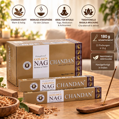 Golden Nag Chandan 15g