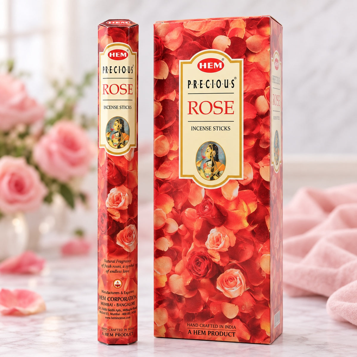 HEM Precious Rose Räucherstäbchen 6er-Pack