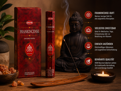 HEM Frankincense Räucherstäbchen 6er-Pack