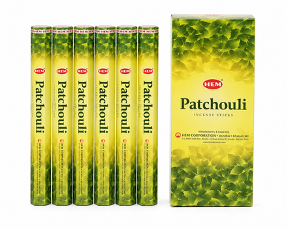 HEM Patchouli Räucherstäbchen 6er-Pack