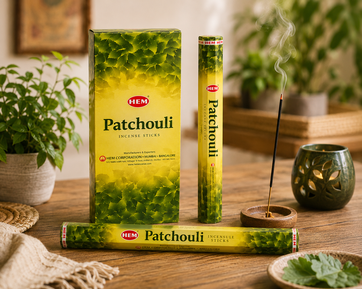 HEM Patchouli Räucherstäbchen 6er-Pack