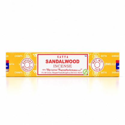 Satya Sandelwood Räucherstäbchen 15g