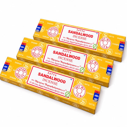 Satya Sandelwood Räucherstäbchen 15g