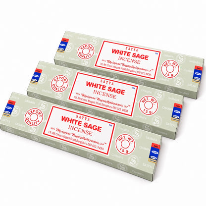 Satya White Sage Räucherstäbchen 15g