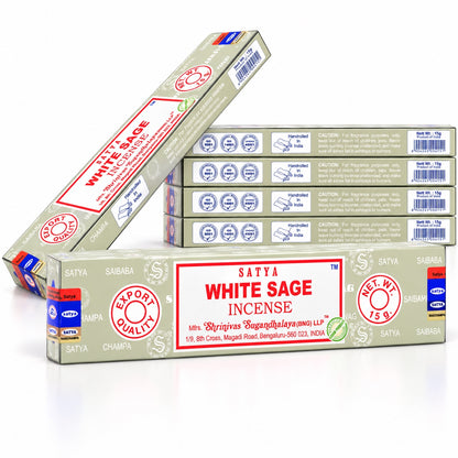 Satya White Sage Räucherstäbchen 15g