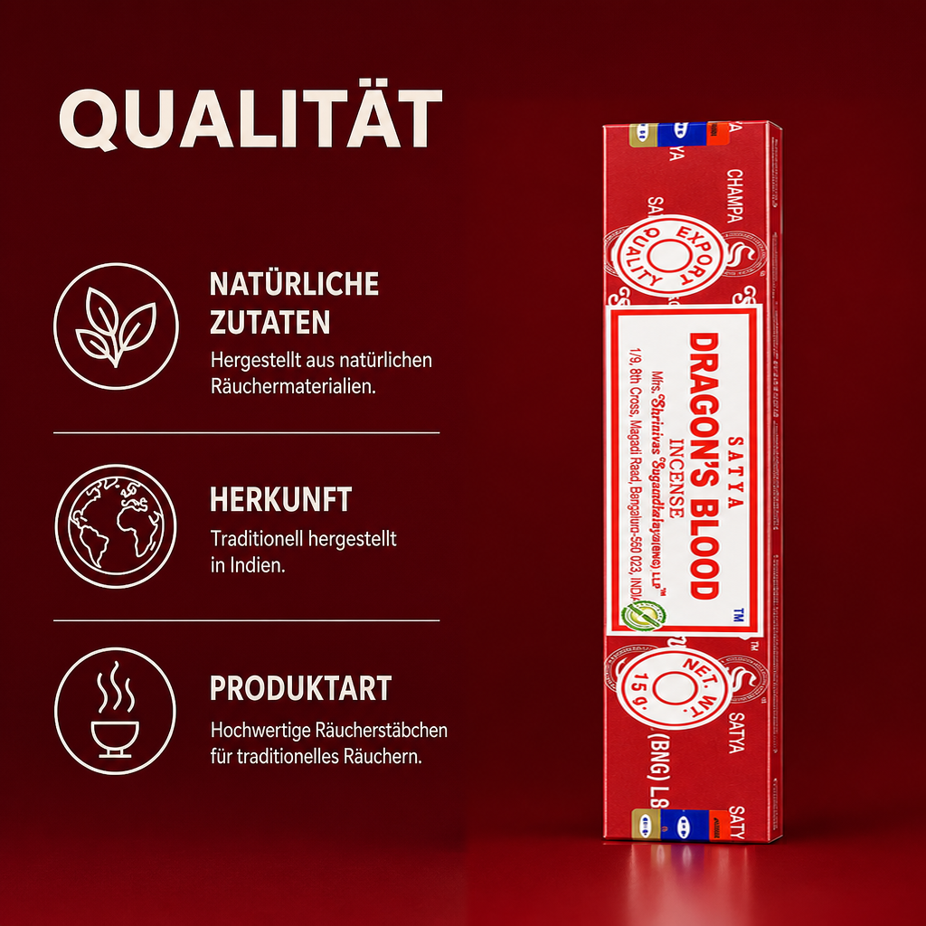 Satya Dragonsblood Räucherstäbchen 15g