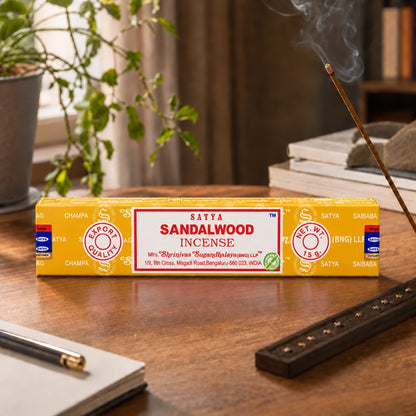 Satya Sandelwood Räucherstäbchen 15g